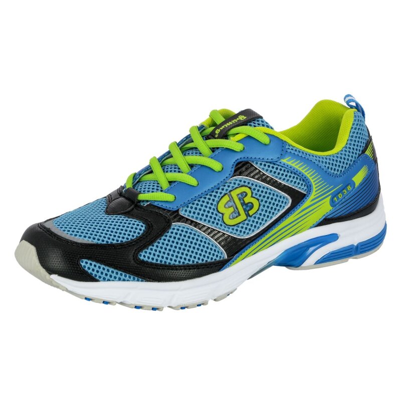 Brütting Runaway blau/schwarz/lemon 39 - Sportschuh Herren