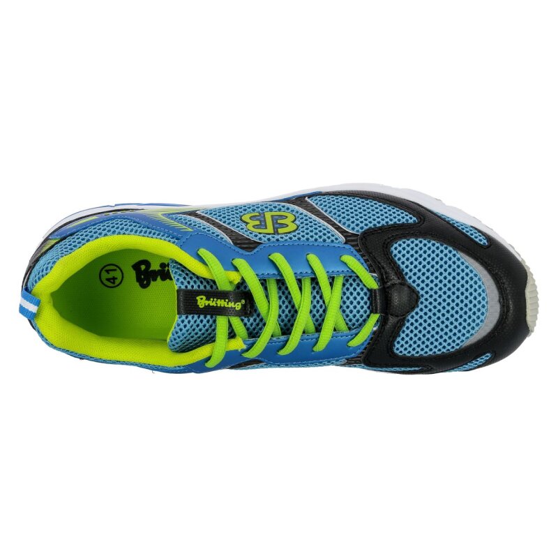 Brütting Runaway blau/schwarz/lemon 39 - Sportschuh Herren
