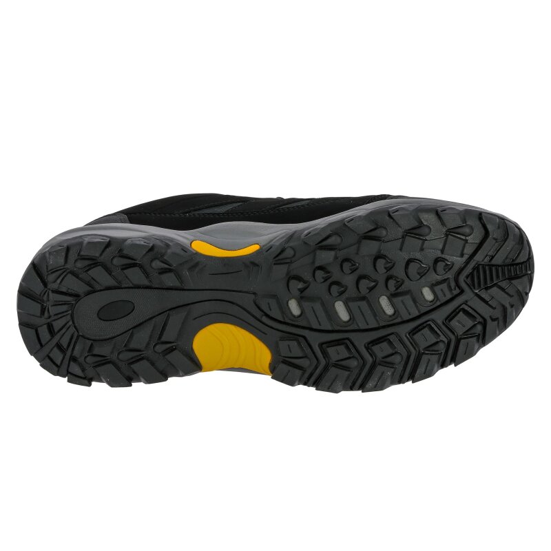 Brütting Mount Hunter Low schwarz/gelb 40 - Trekkingschuh Herren