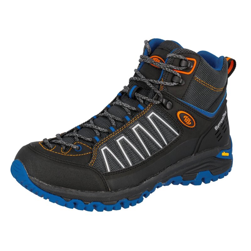 Brütting Outdoorstiefel Mount Meloni - schwarz/orange/blau
