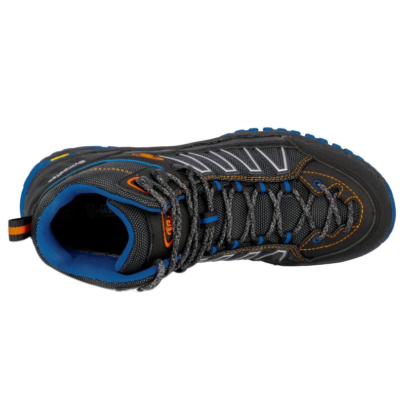 Brütting Mount Meloni schwarz/orange/blau 42