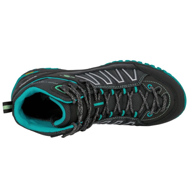 Brütting Mount Meloni schwarz/türkis 42 - Trekkingschuh Damen