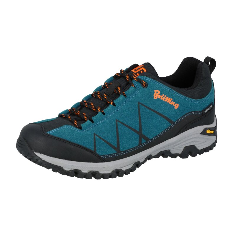 Brütting Kansas petrol/schwarz/orange 37 - Trekkingschuh Herren
