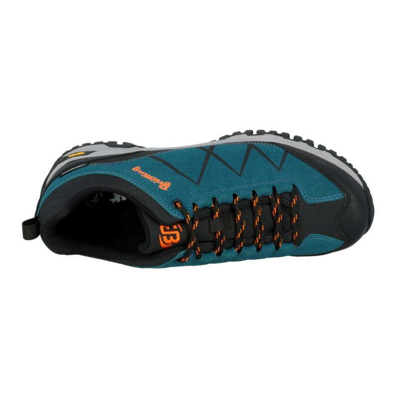 Brütting Kansas petrol/schwarz/orange 37 - Trekkingschuh Herren