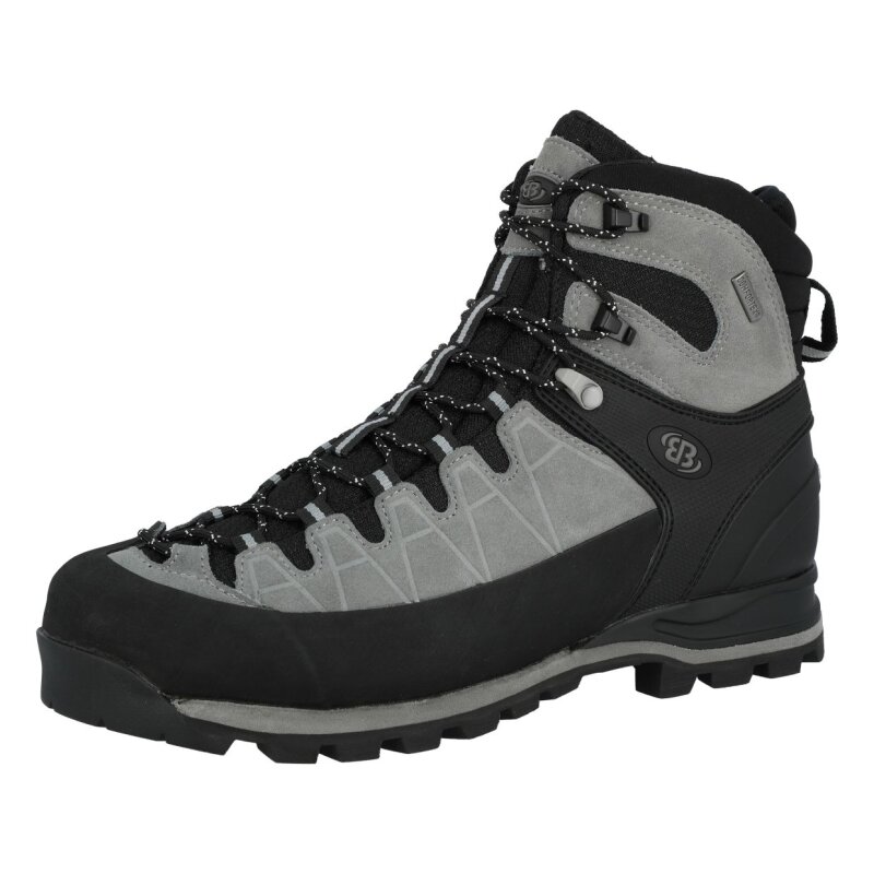 Brütting Mount Tasman grau/schwarz 45 - Trekkingschuh Herren