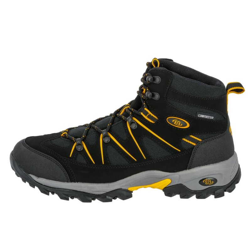 Brütting Mount Hunter High schwarz/gelb - Trekkingschuh Herren