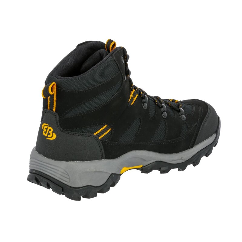 Brütting Mount Hunter High schwarz/gelb - Trekkingschuh Herren