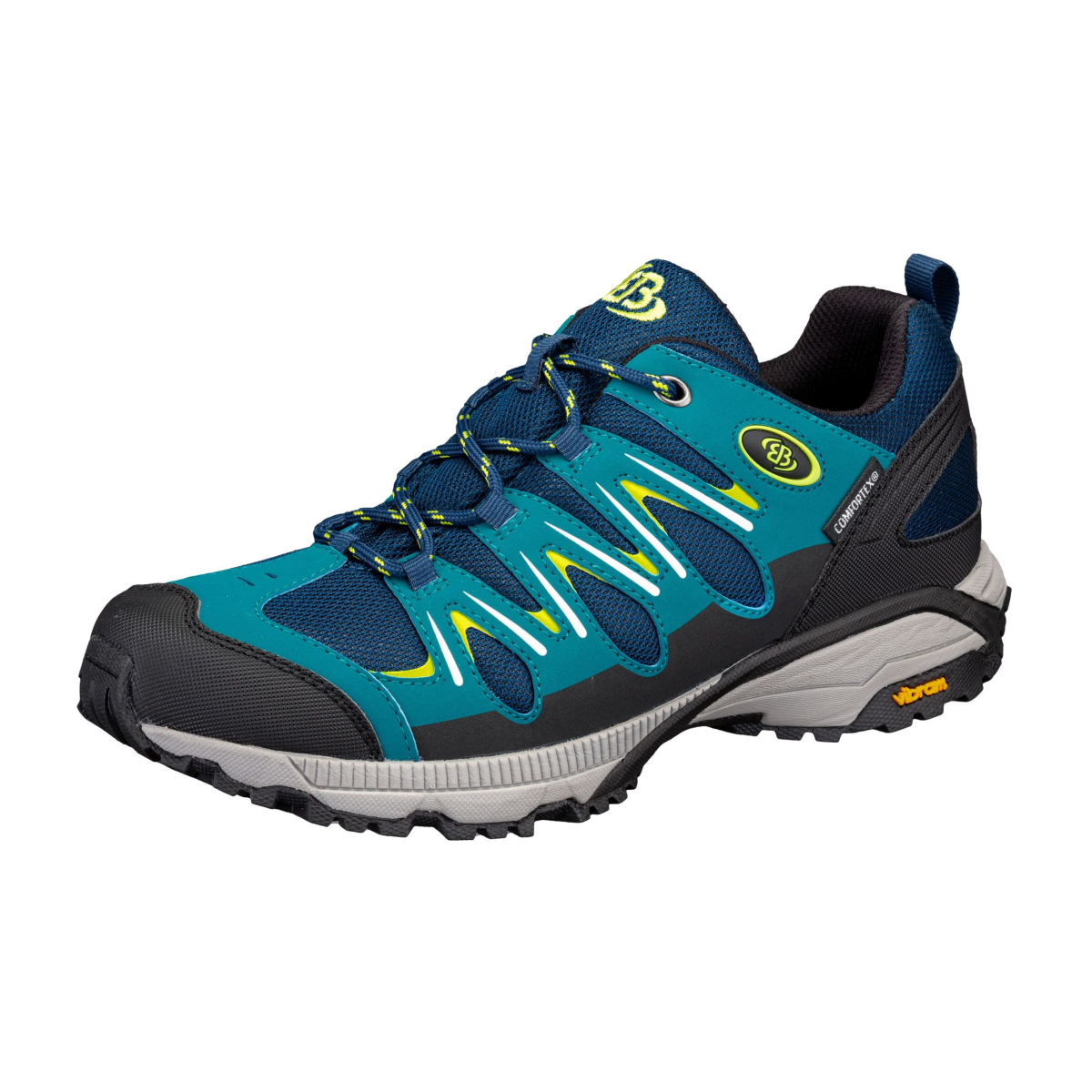 Brütting Expedition marine/petrol/lemon - Trekkingschuh Herren