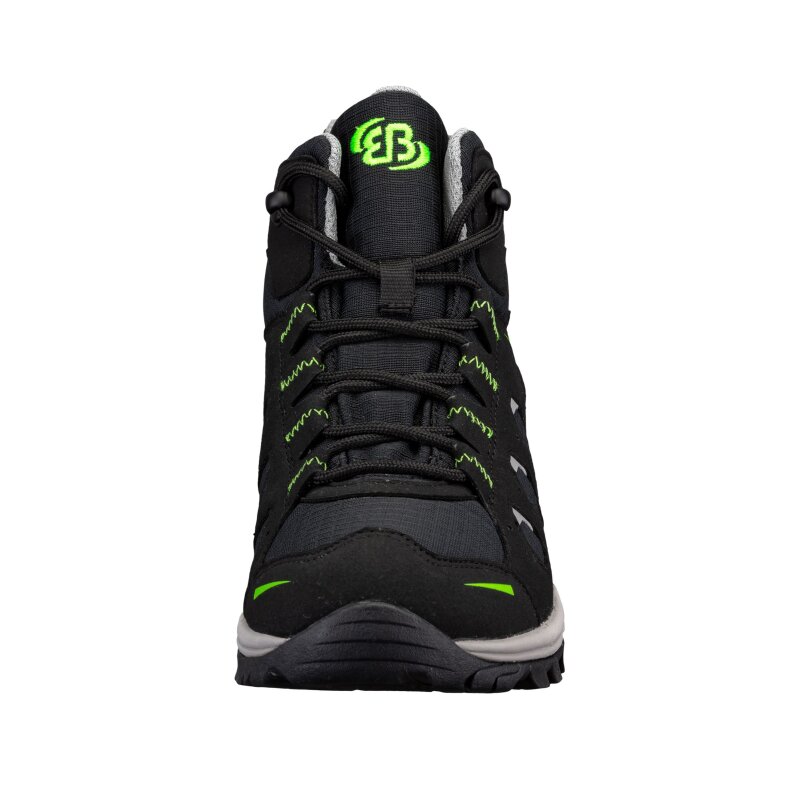 Brütting Mount Frakes High schwarz/grau/lemon - Trekkingschuh Herren