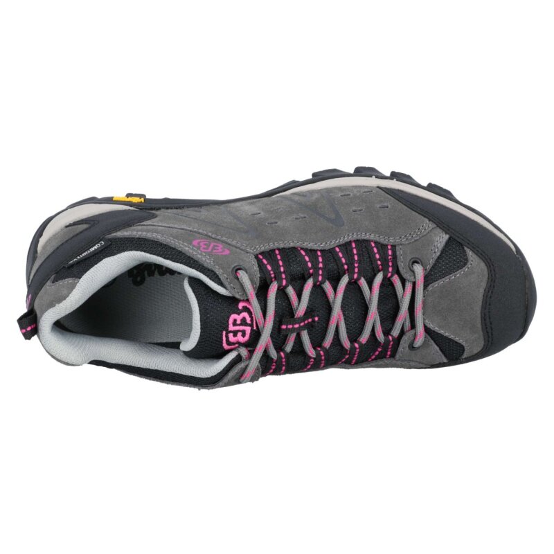 Brütting Mount Bona Low grau/schwarz/pink