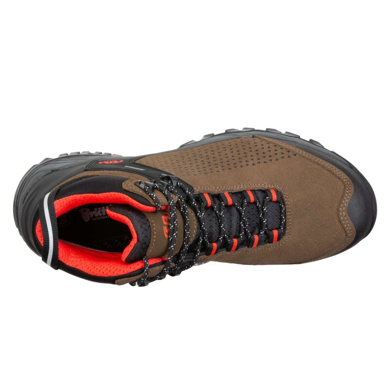 Brütting Mount Foraker High braun/orange 39 - Trekkingschuh Herren