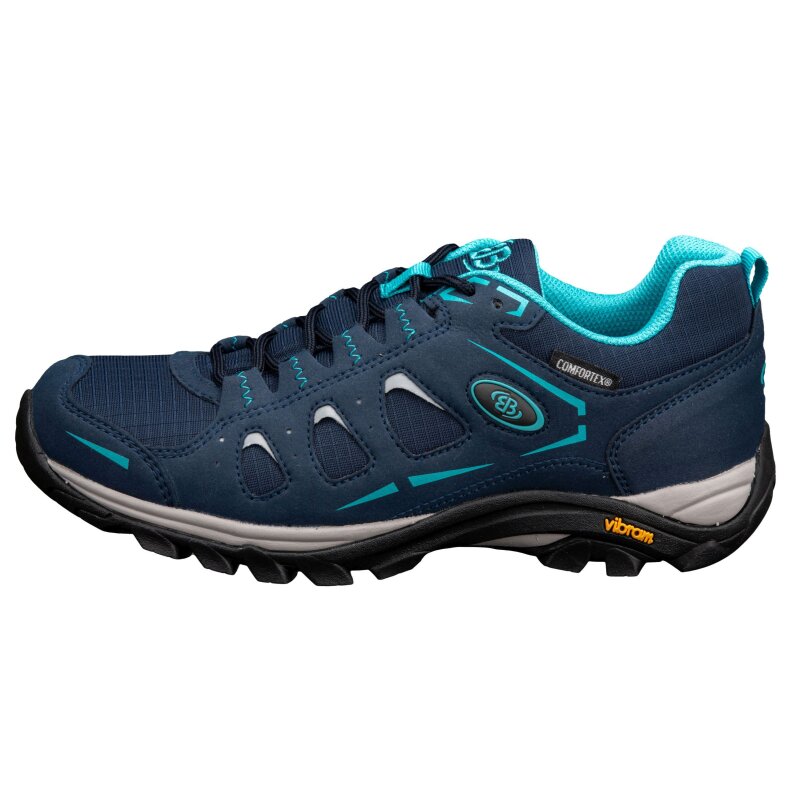 Brütting Mount Frakes Low marine/grau/türkis 42 - Trekkingschuh Damen