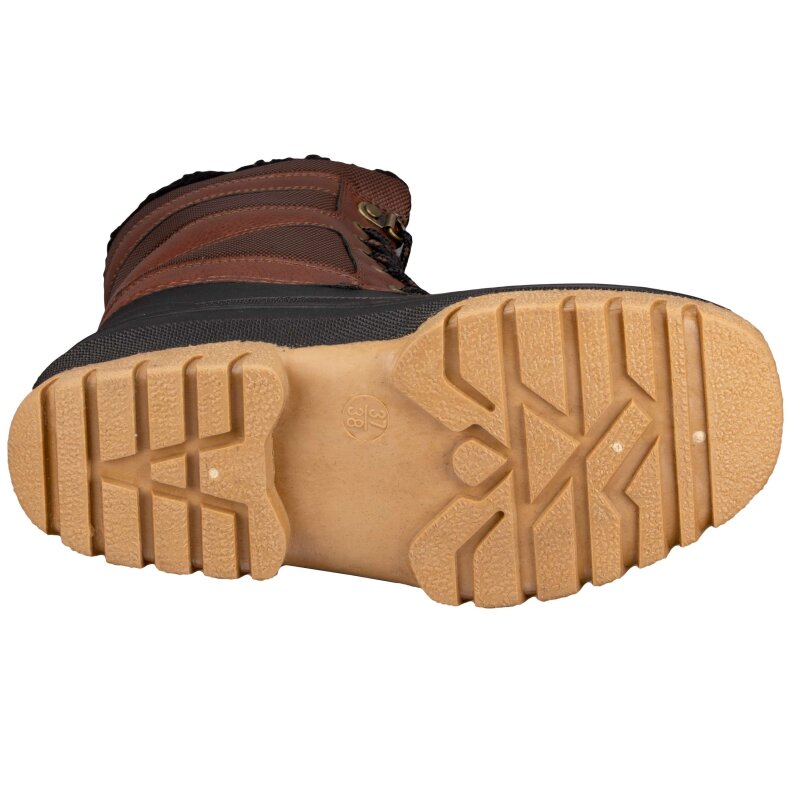 LICO Fenna braun/schwarz 36 - Winterstiefel Unisex