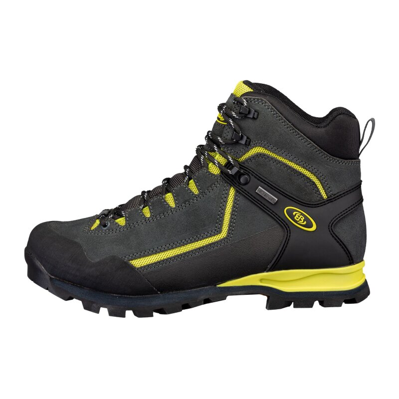Brütting Mount Brandon High schwarz/gelb 38 - Trekkingschuh Herren