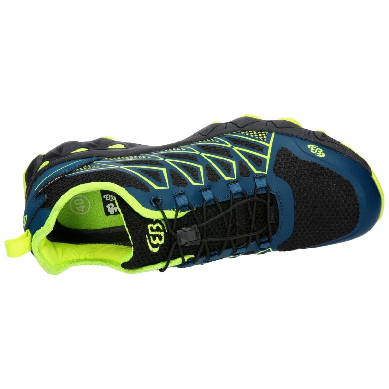 Brütting Mission petrol/schwarz/lemon - Trekkingschuh Herren