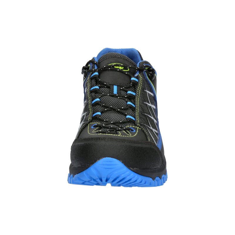 Brütting Mount Root schwarz/blau/lemon - Trekkingschuh Herren