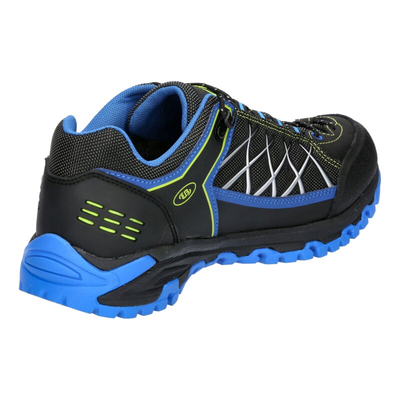 Brütting Mount Root schwarz/blau/lemon - Trekkingschuh Herren