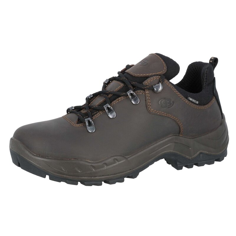 Brütting Bertolo Low dunkelbraun 41 - Trekkingschuh Herren