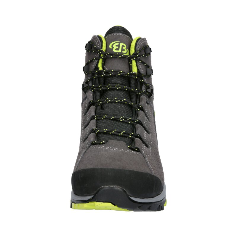 Brütting Mount Trish High anthrazit/lemon - Trekkingschuh Herren