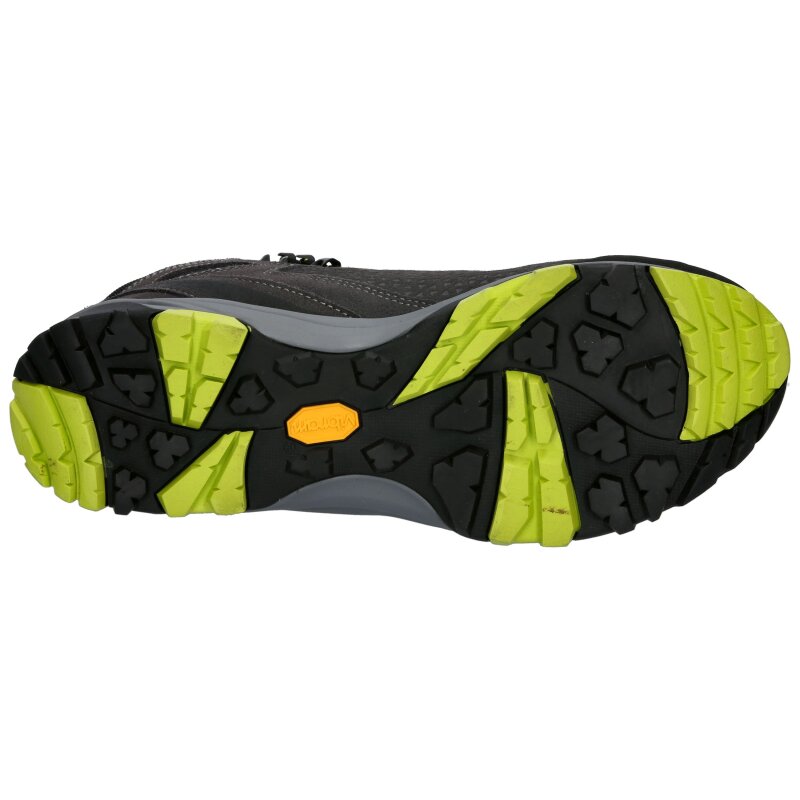 Brütting Mount Trish High anthrazit/lemon - Trekkingschuh Herren