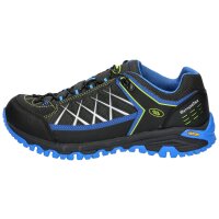 Brütting Mount Root schwarz/blau/lemon - Trekkingschuh Herren 38