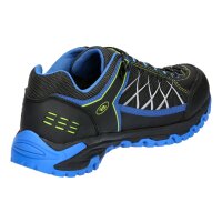 Brütting Mount Root schwarz/blau/lemon - Trekkingschuh Herren 38