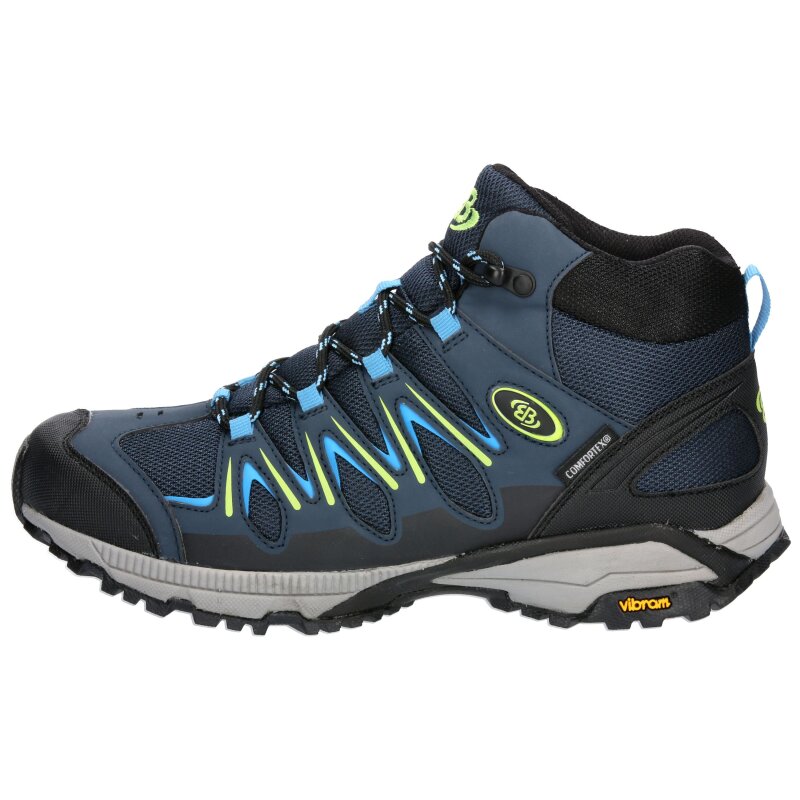 Brütting Expedition Mid marine/blau/lemon - Trekkingschuh Herren