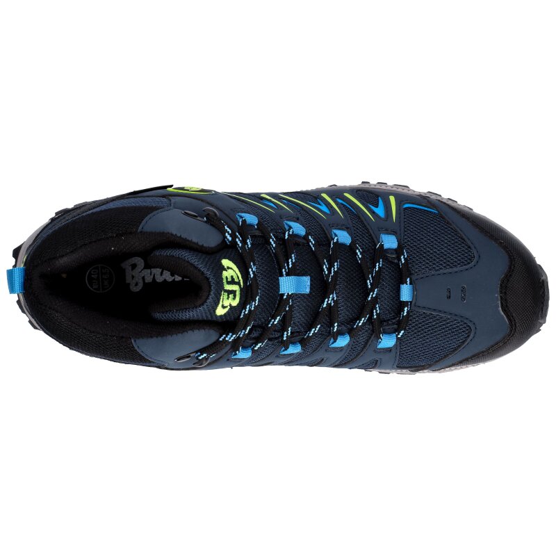 Brütting Expedition Mid marine/blau/lemon - Trekkingschuh Herren