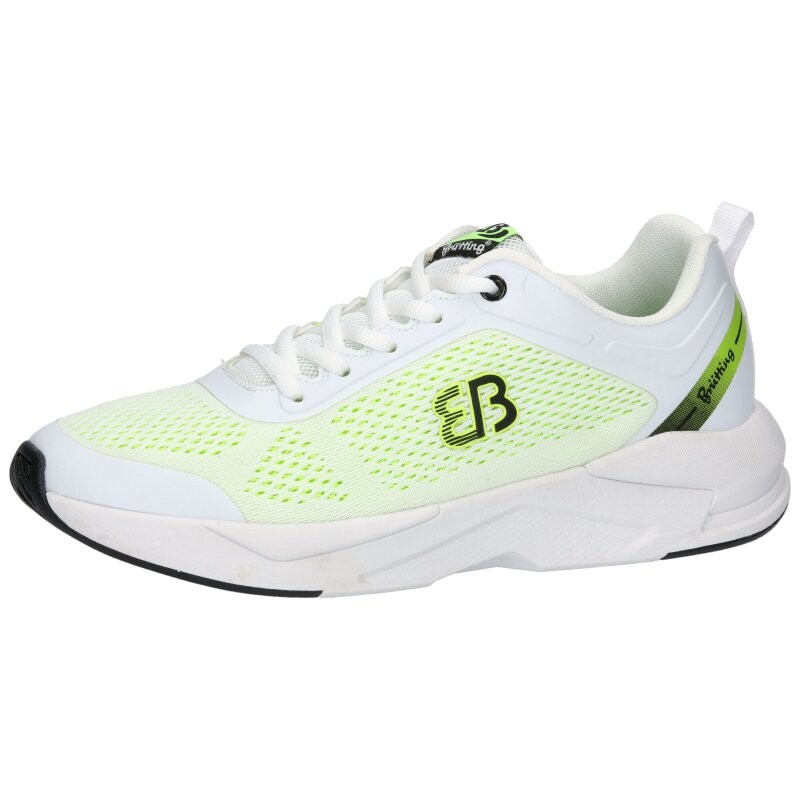 Brütting Basejumper weiss/lemon - Sportschuh Herren