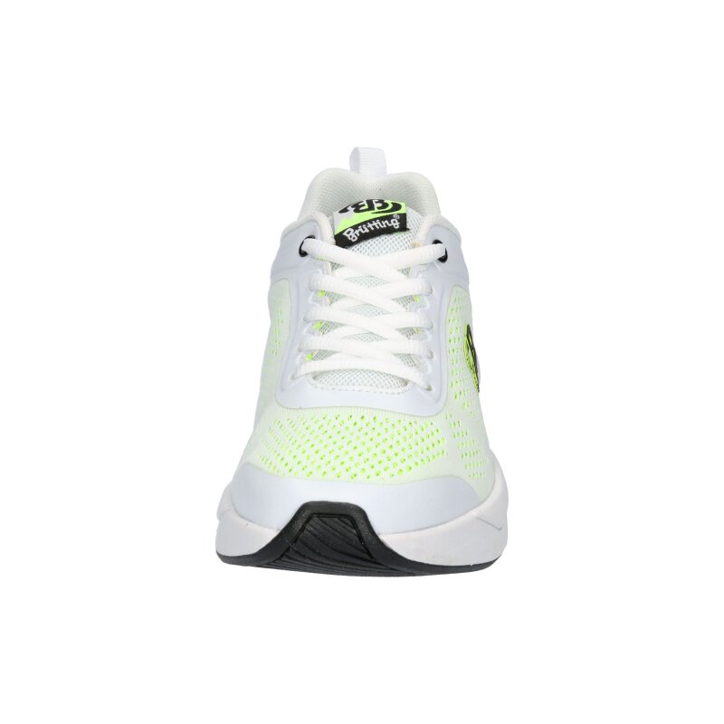 Brütting Basejumper weiss/lemon - Sportschuh Herren