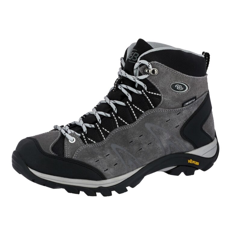 Brütting Mount Bona High grau 43 - Trekkingschuh Herren