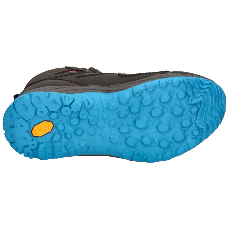 Brütting Outdoorstiefel Atlanta High VS - grau/türkis/pink