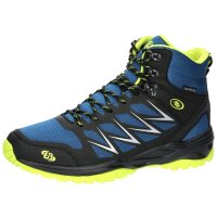 Brütting Outdoorstiefel Norwalk High - blau/schwarz/lemon