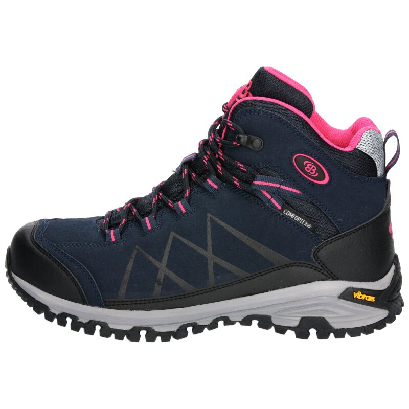 Brütting Outdoorstiefel Kansas High - marine/pink