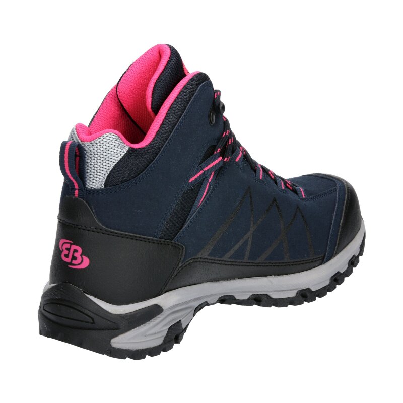 Brütting Outdoorstiefel Kansas High - marine/pink