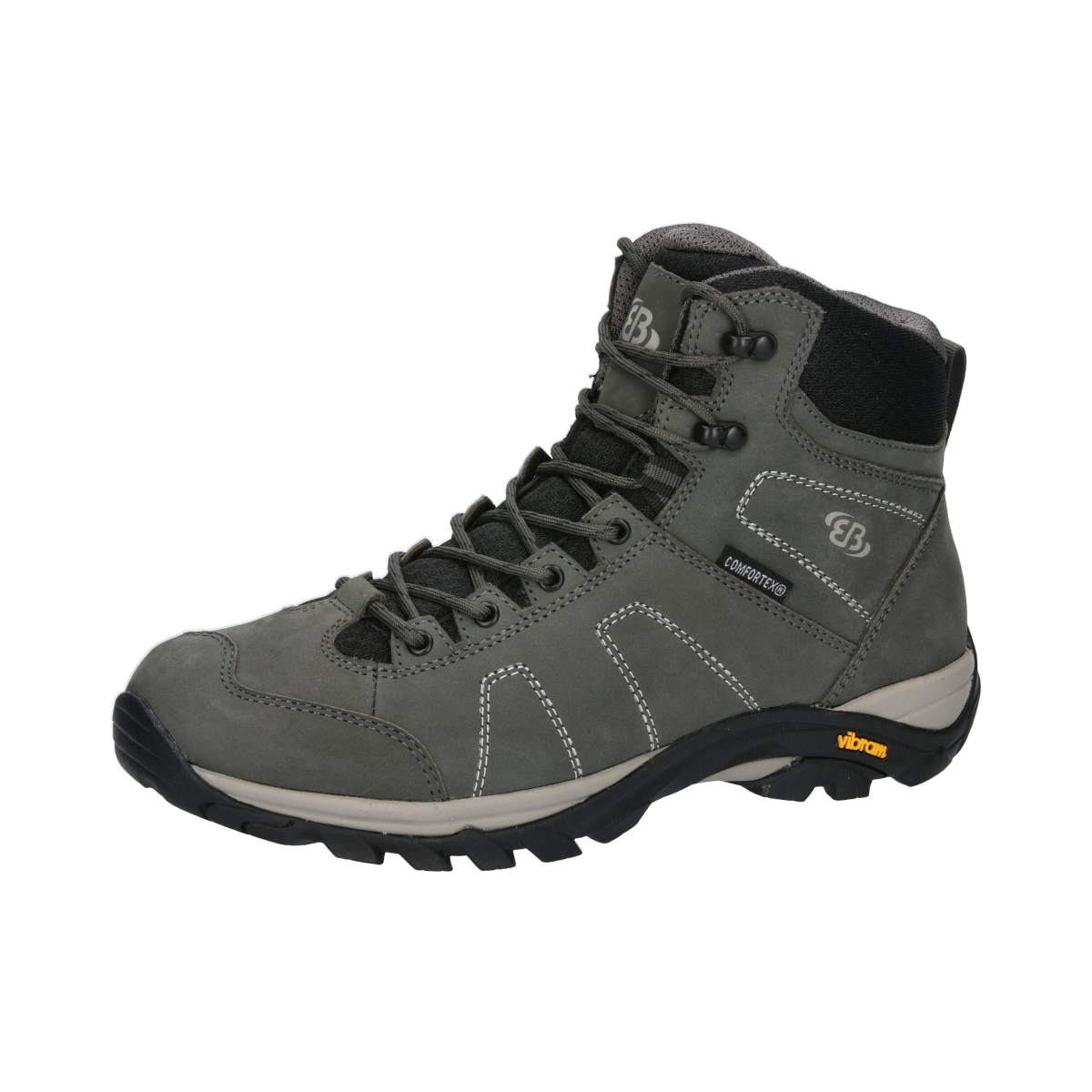 Brütting Mount Stevens High - grau/schwarz - Trekkingschuh Unisex