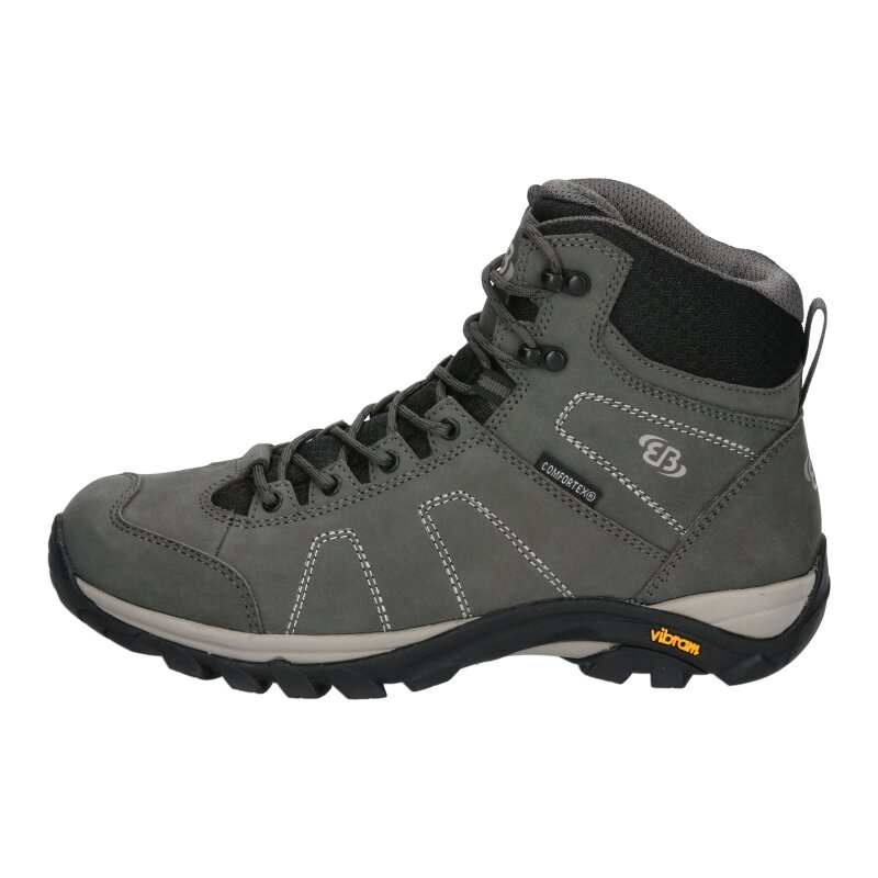 Brütting Mount Stevens High - grau/schwarz - Trekkingschuh Unisex