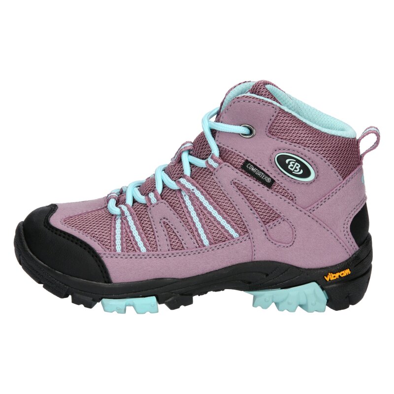 Brütting Outdoorstiefel Ohio High - rosa/türkis