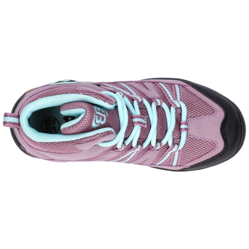 Brütting Outdoorstiefel Ohio High - rosa/türkis