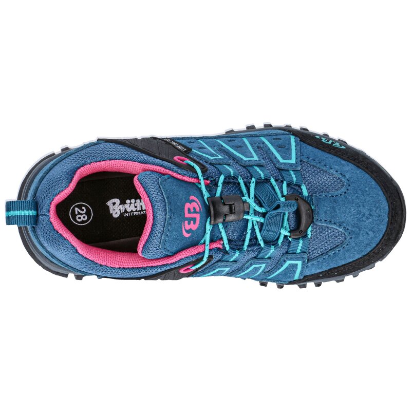 Brütting Outdoorschuh Mount Pinos Kids Low - petrol/türkis