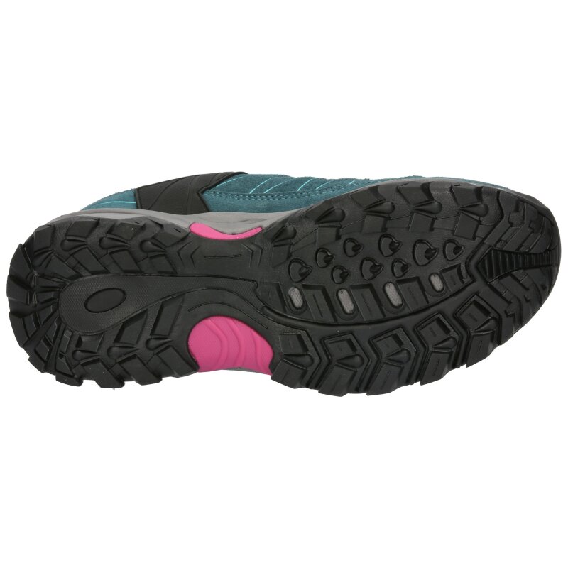 Brütting Outdoorschuh Mount Pinos Low - petrol/türkis/pink