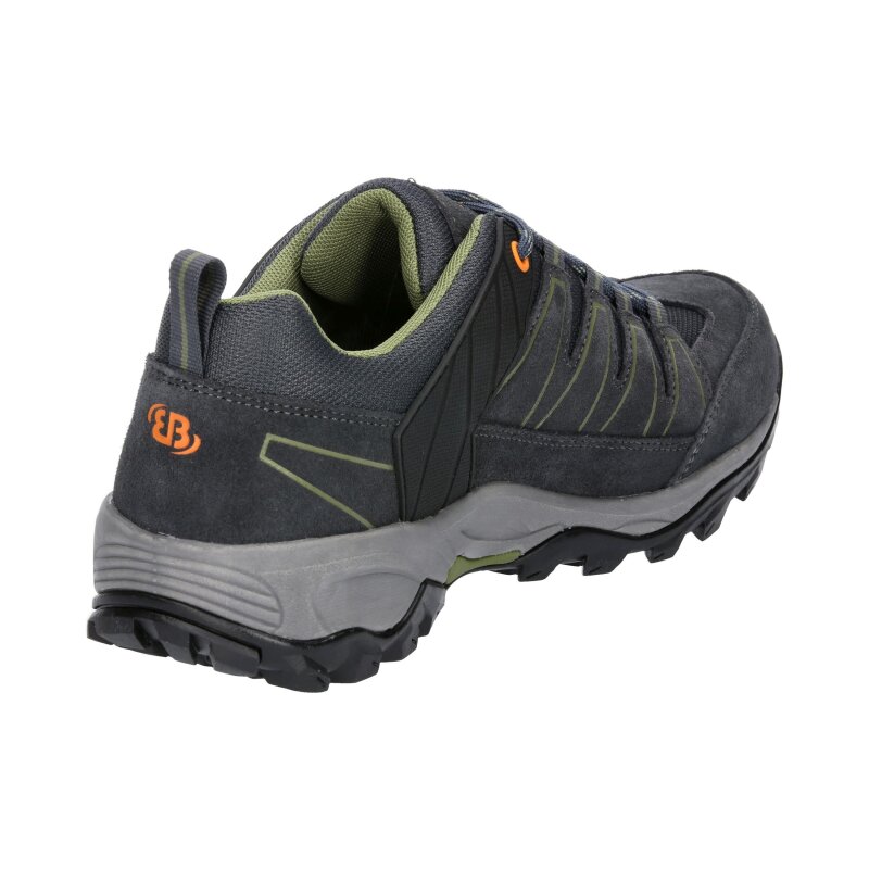 Brütting Mount Pinos Low - anthrazit/grün/orange - Trekkingschuh Herren