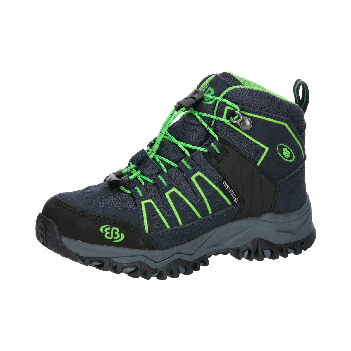 Brütting Outdoorstiefel Mount Pinos High Kids - marine/lemon