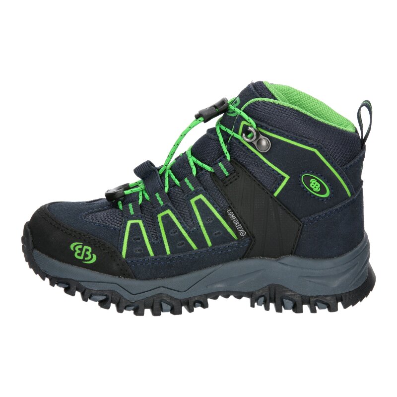 Brütting Outdoorstiefel Mount Pinos High Kids - marine/lemon