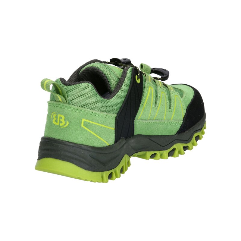 Brütting Outdoorschuh Mount Pinos Kids Low - grün/schwarz/lemon