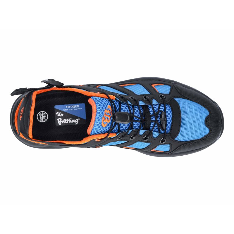 Brütting Outdoorschuh Norwich - blau/schwarz/orange