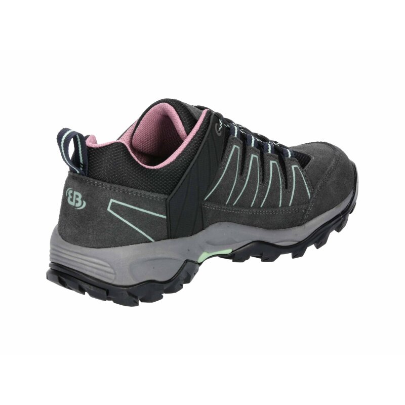 Brütting Outdoorschuh Mount Pinos Low - anthrazit/türkis/lila