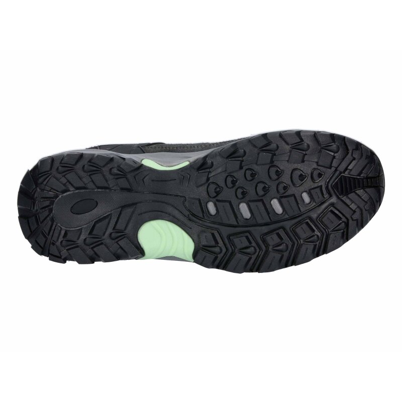 Brütting Outdoorschuh Mount Pinos Low - anthrazit/türkis/lila