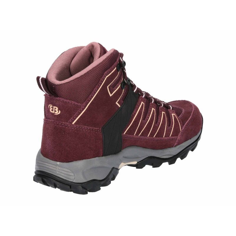 Brütting Outdoorstiefel Mount Pinos High - bordeux/rosa