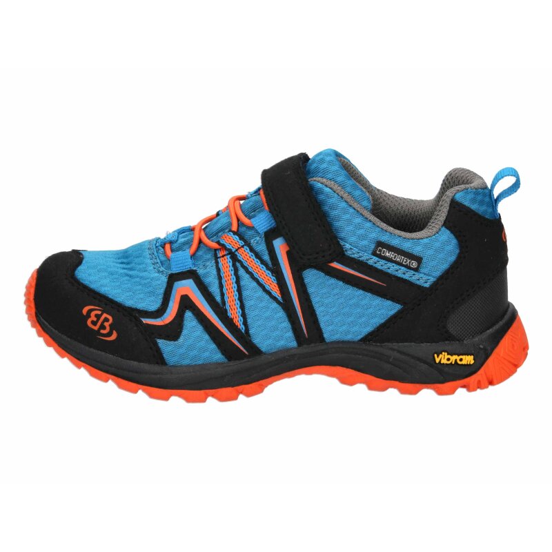Brütting Outdoorschuh Rockwall - blau/schwarz/orange